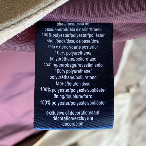 Tommy Hilfiger Light Suede and Gold Moto Jacket - Picture 11 of 12